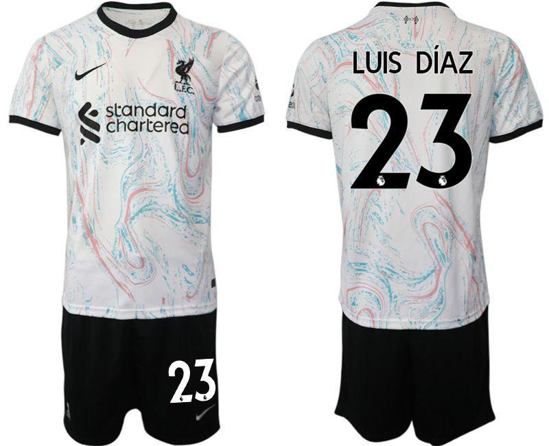 Men 2022-2023 Club Liverpool away white #23 Soccer Jersey